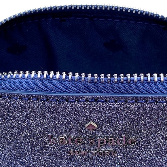 Kate Spade Lola Small Dome Glitter Cosmetic Bag - Picture 6 of 7